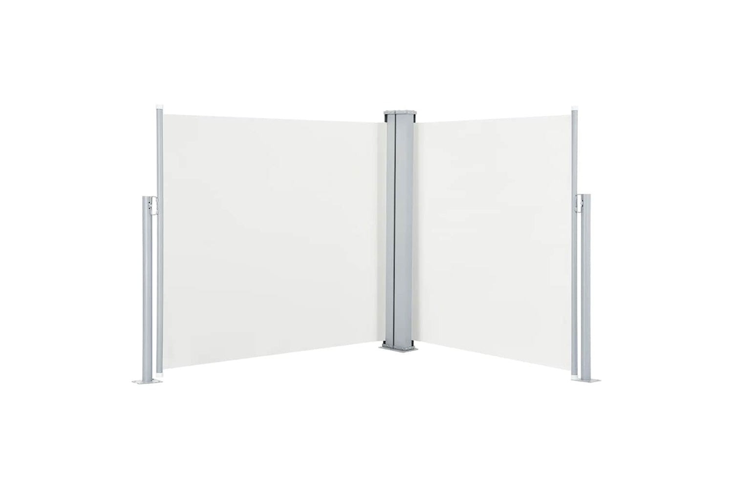 vidaXL 48449 Retractable Side Awning Cream 120x600cm
