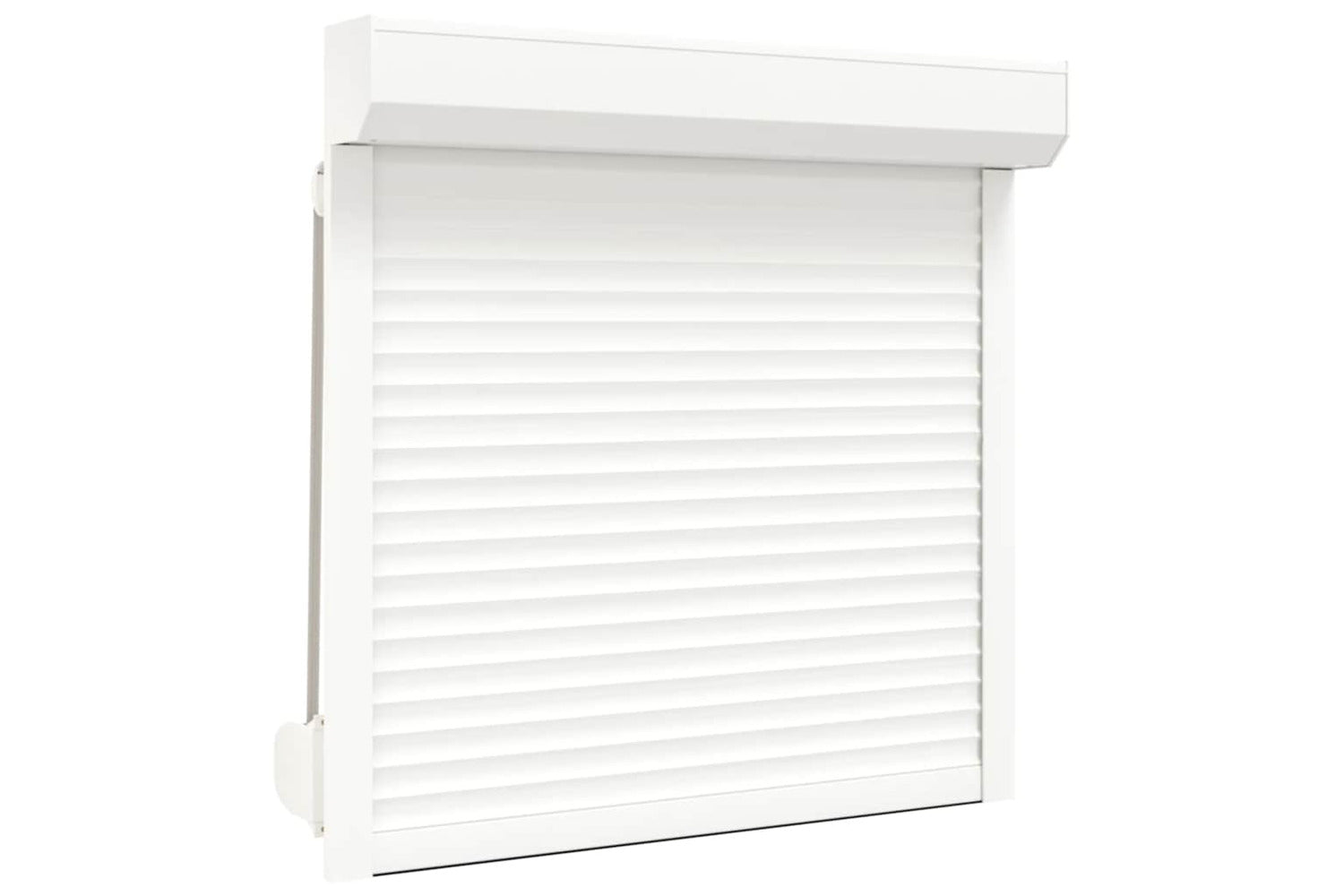Vidaxl Roller Shutter Aluminium 100x100 Cm White-2
