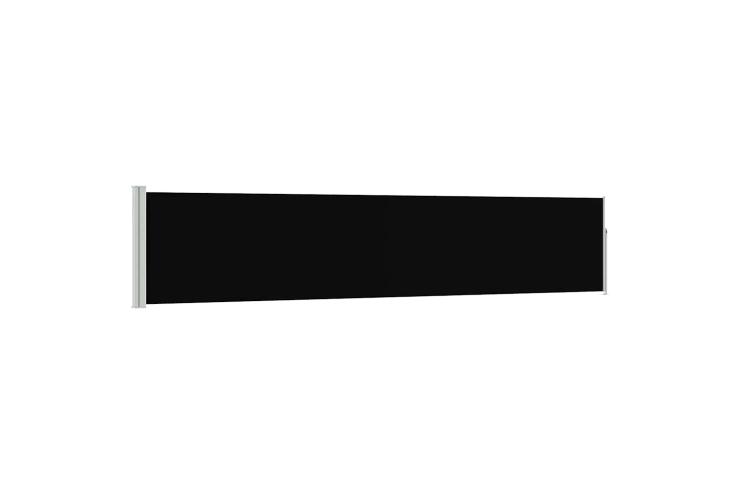 vidaXL 48382 Patio Retractable Side Awning 100x500cm Black