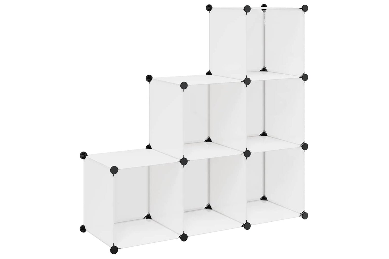 Vidaxl 244922 Storage Cube Organiser With 6 Compartments White