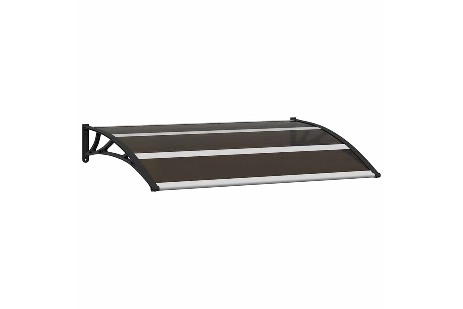 Vidaxl Door Canopy Black 120x75 Cm Pc
