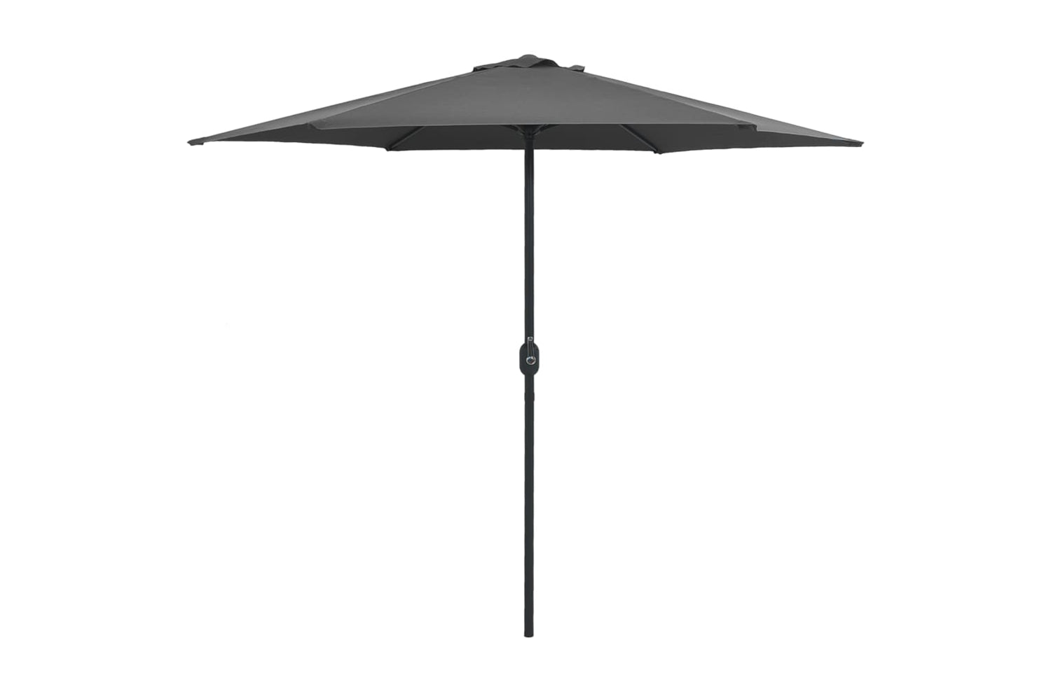 vidaXL 47346 Outdoor Parasol With Aluminium Pole 270x246cm Anthracite