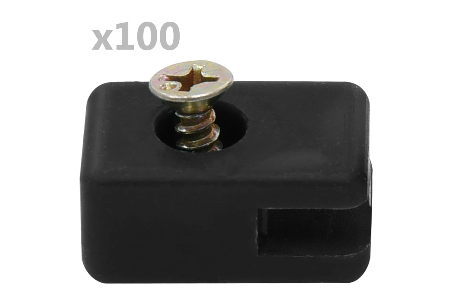 Vidaxl 144506 Garden Fence Wire Holder With Screw 100 Sets Anthracite