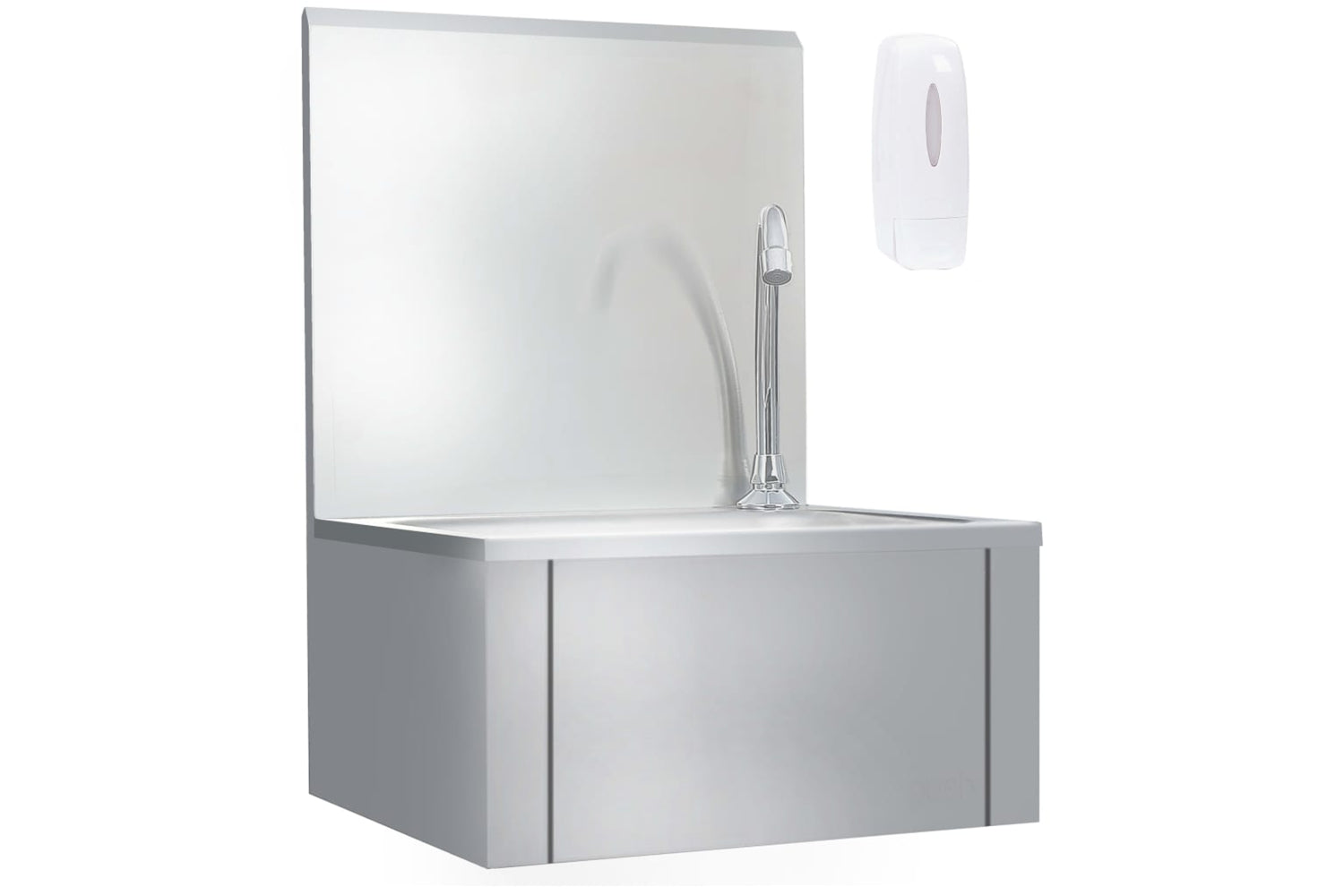 Vidaxl 51114 Hand Wash Sink With Faucet And Soap Dispenser Stainless Steel