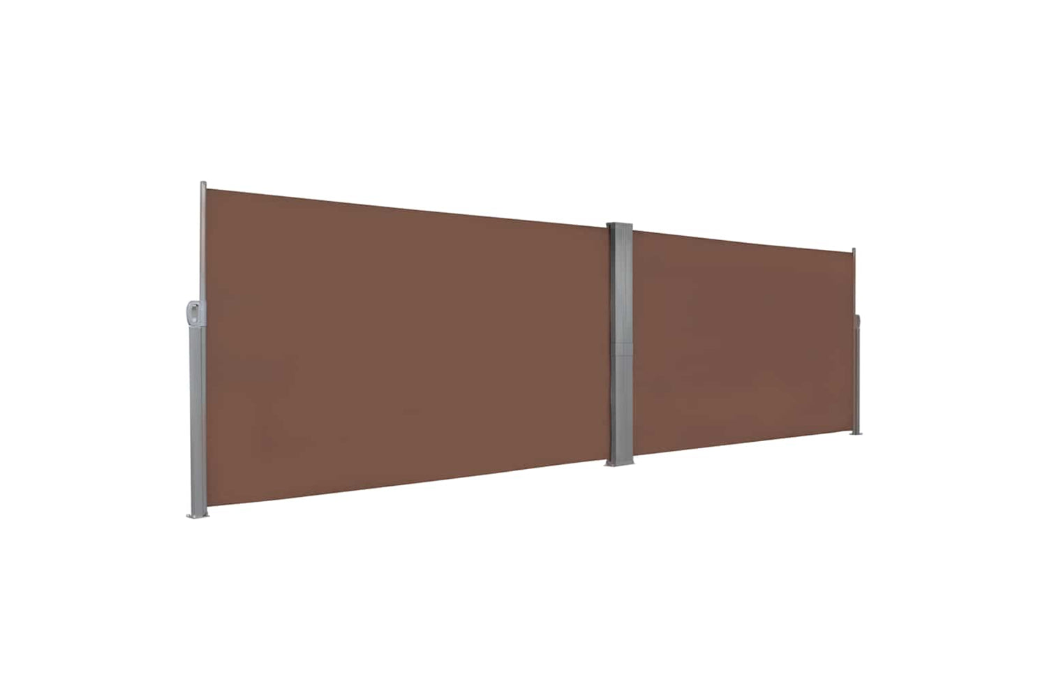 vidaXL 143681 Retractable Side Awning 160x600cm Brown
