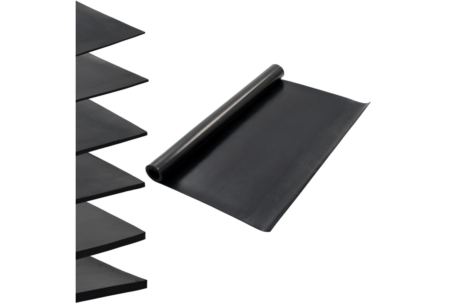 vidaXL 143961 Floor Mat Anti-slip Rubber 1.2x2 M 4mm Smooth-2