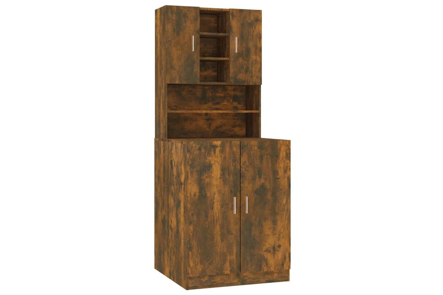 Vidaxl 3120182 Washing Machine Cabinet Smoked Oak Engineered Wood