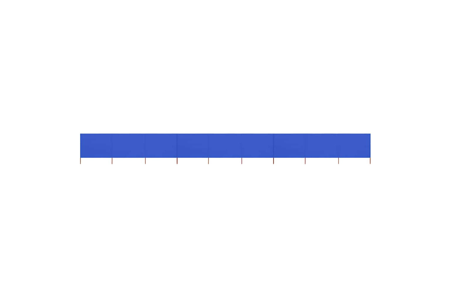 vidaXL 47197 9-panel Wind Screen Fabric 1200x120cm Azure Blue