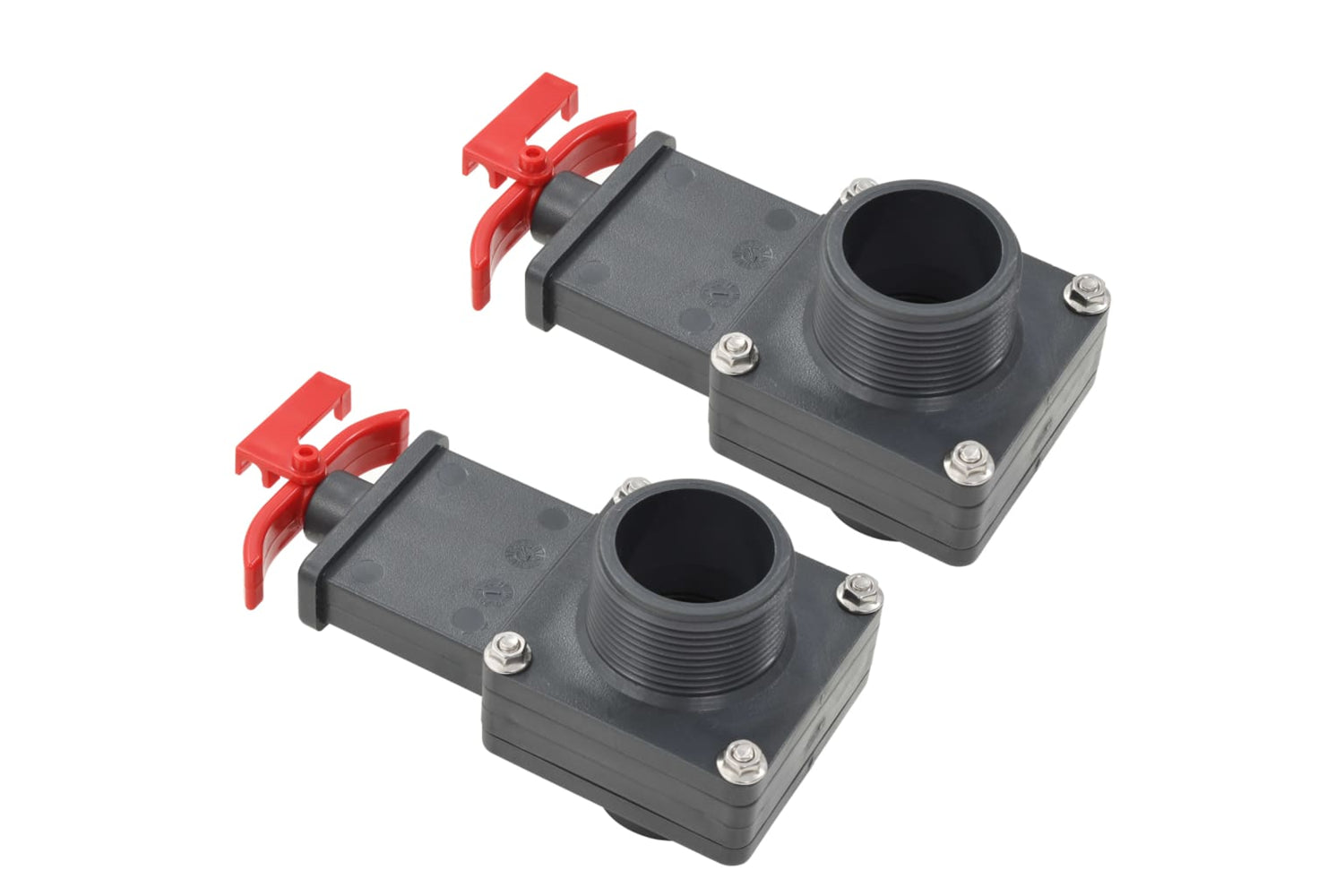 Vidaxl 91744 Pool Gate Valve 2 Pcs 1.5