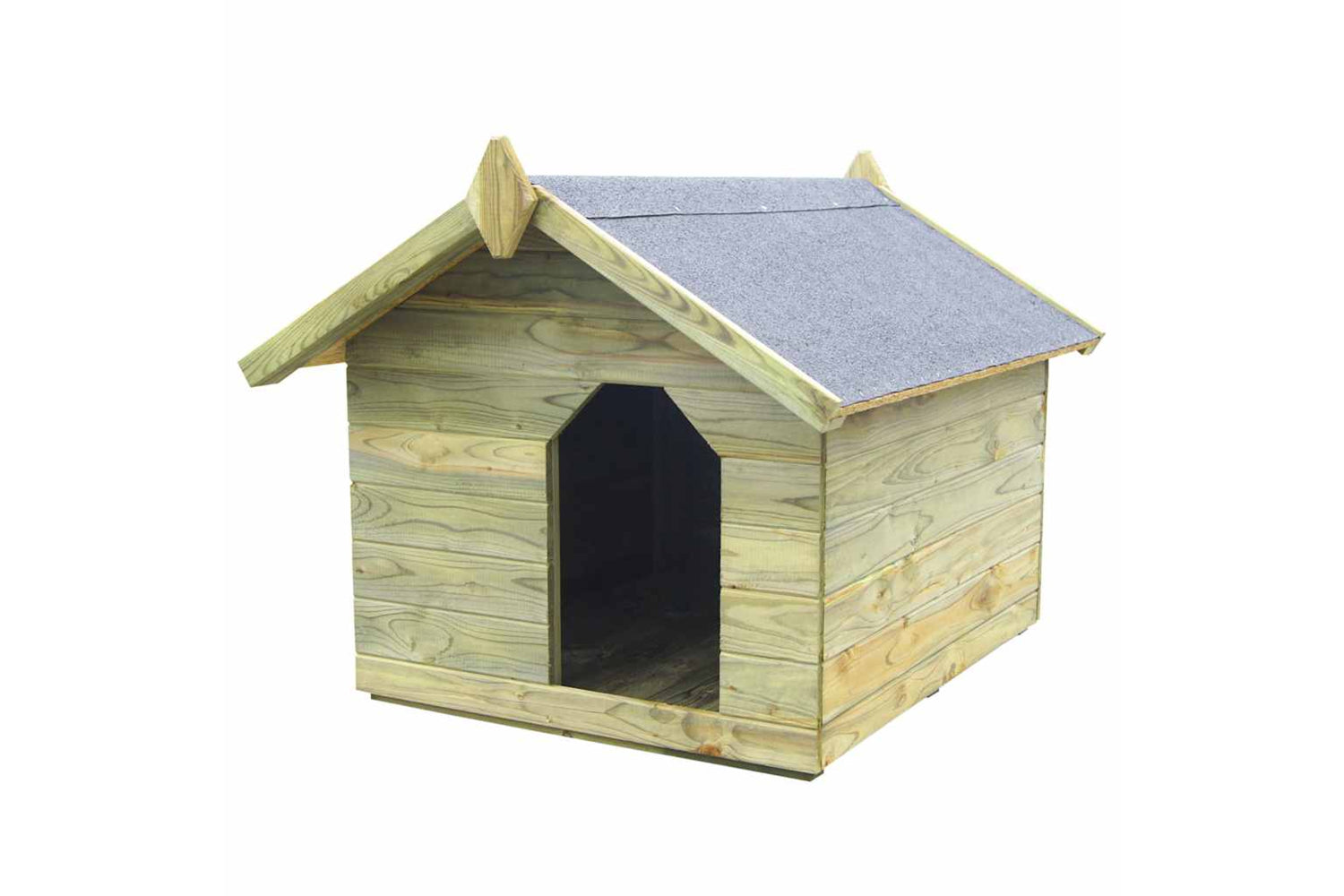 Vidaxl 45150 Garden Dog House With Opening Roof Impregnated Pinewood