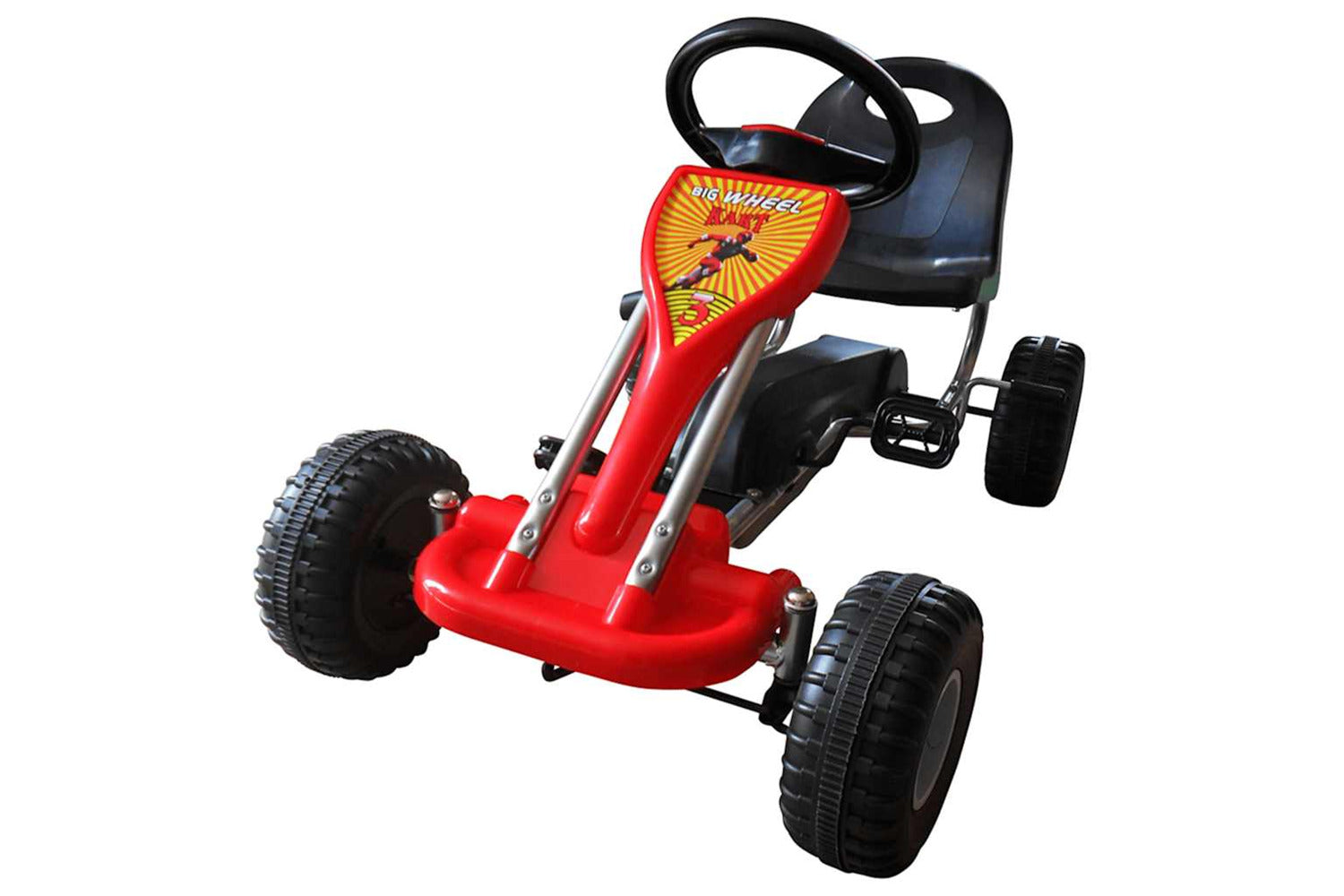 Vidaxl Pedal Go Kart Red-2