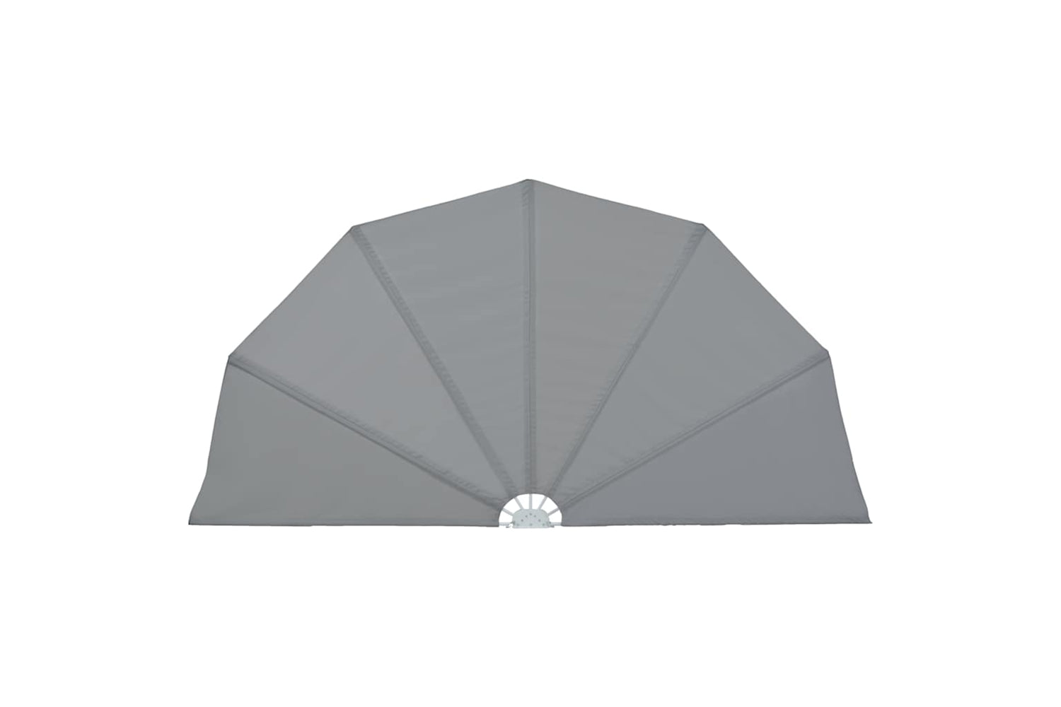 vidaXL 44575 Collapsible Terrace Side Awning Grey 160cm