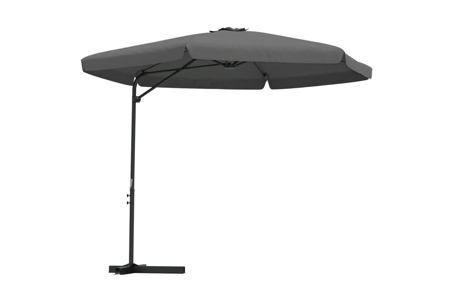 vidaXL 47314 Outdoor Parasol With Steel Pole 300x250cm Anthracite