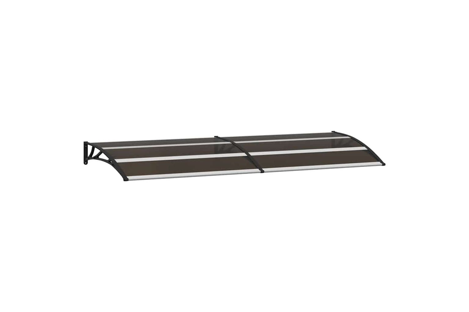 Vidaxl Door Canopy Black 240x75 Cm Pc
