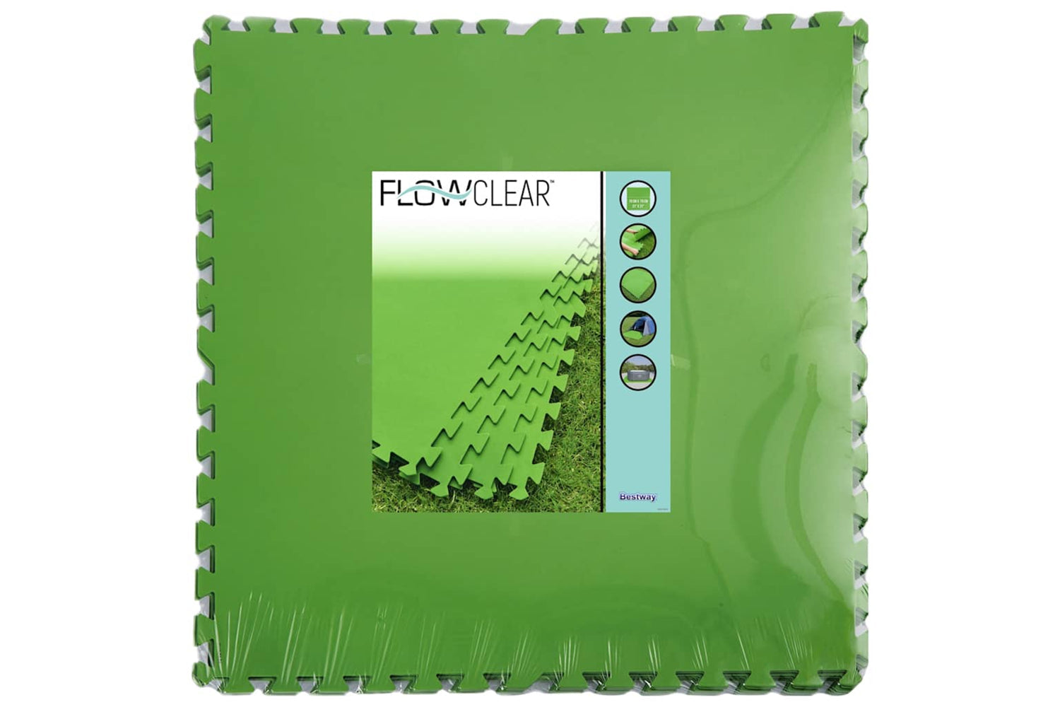 Bestway 92885 Flowclear Floor Protectors 9 Pcs Green 5.47 MÃ¢Â²