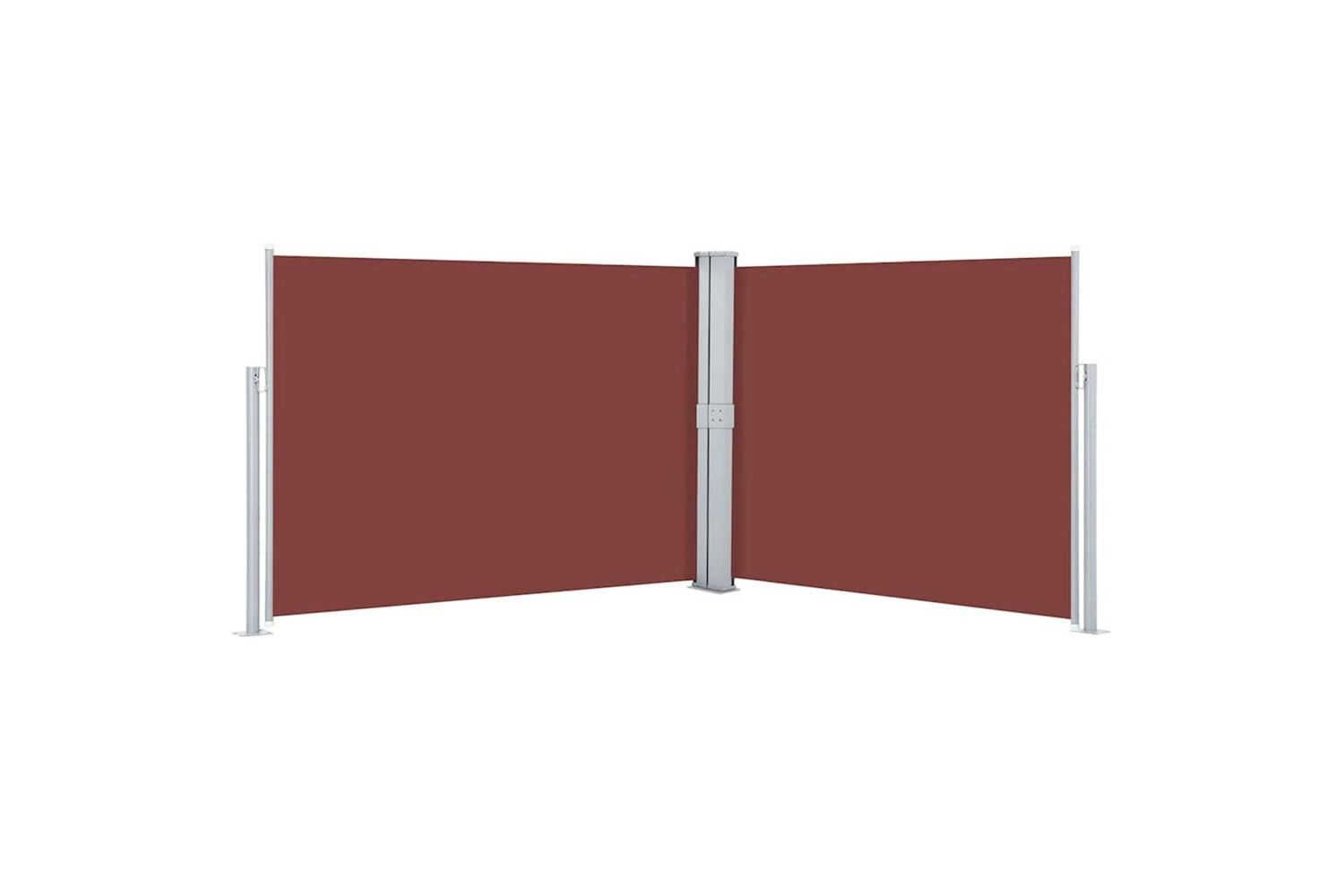 vidaXL 48487 Retractable Side Awning Brown 140x1000cm