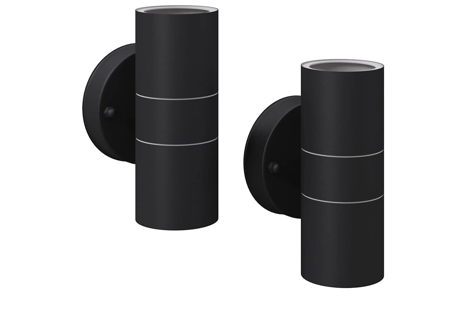 Vidaxl 42417 Outdoor Led Wall Lights 2 Pcs Stainless Steel Up/downwards