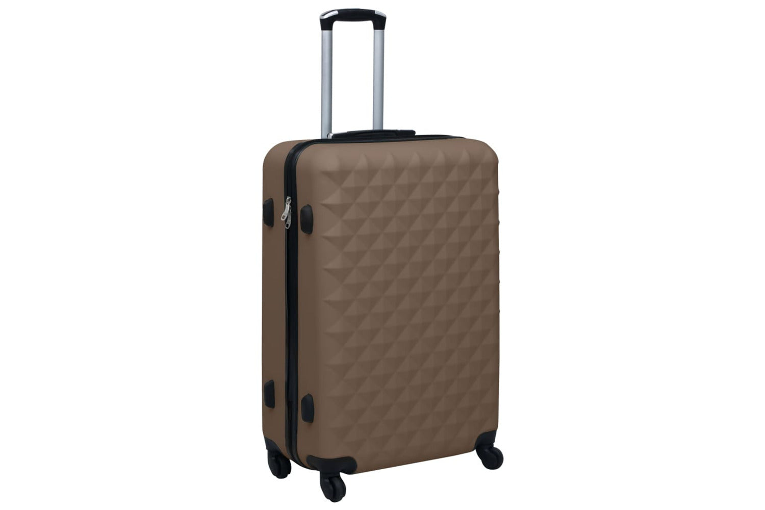 Vidaxl 92428 Hardcase Trolley Brown Abs-2