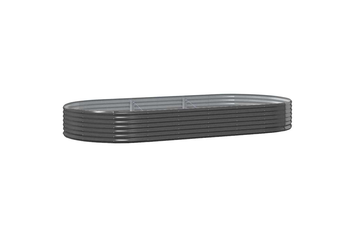 vidaXL 319031 Garden Raised Bed Powder-coated Steel 296x140x36cm Anthracite