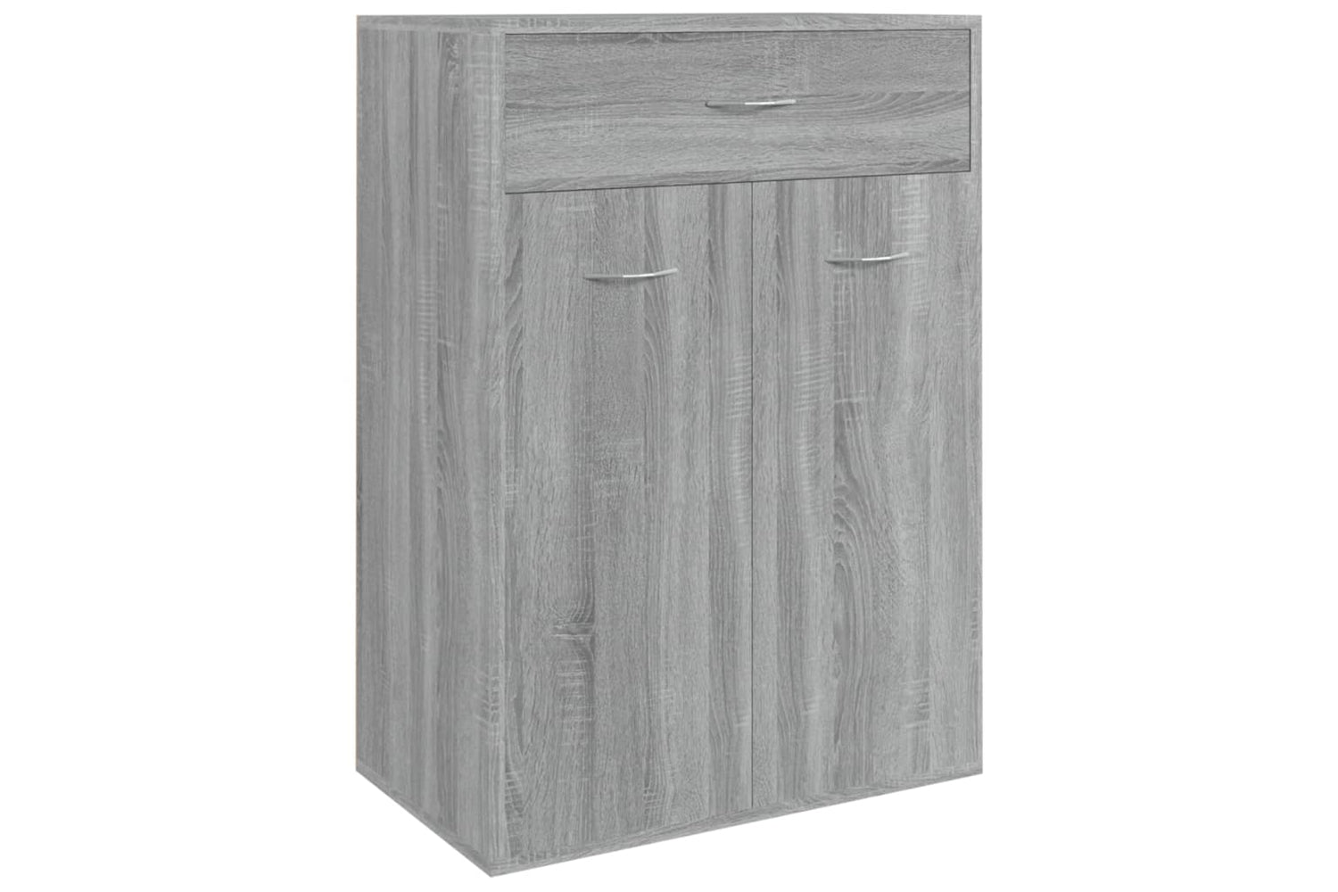 vidaXL 815418 Shoe Cabinet Grey Sonoma 60x35x84cm Engineered Wood
