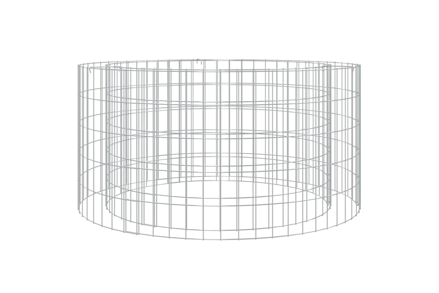 vidaXL 153560 Gabion Fire Pit ÃƒÂƒÃ‚Â˜ 100cm Galvanised Iron