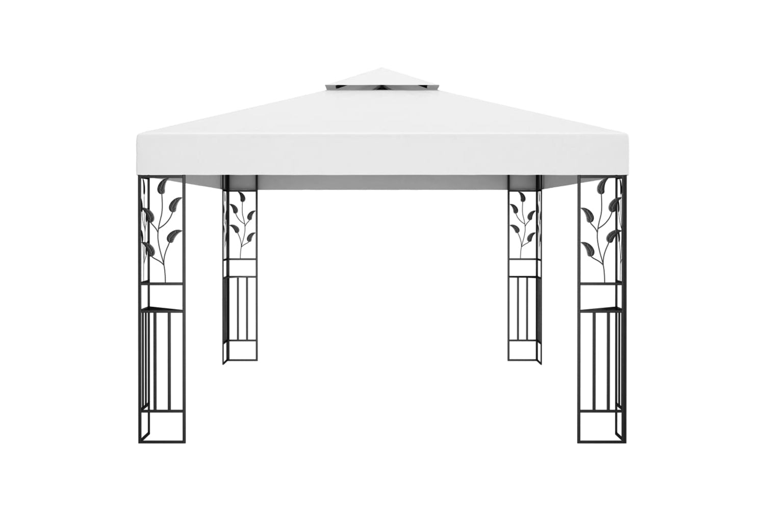 Vidaxl 48030 Gazebo With Double Roof 3x4 M White-2