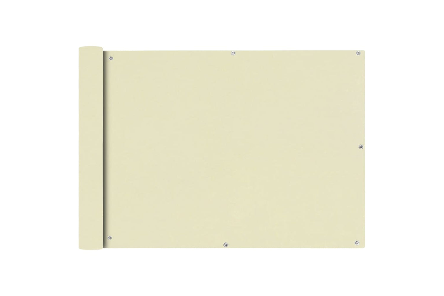 vidaXL 42337 Balcony Screen Oxford Fabric 75x600cm Cream