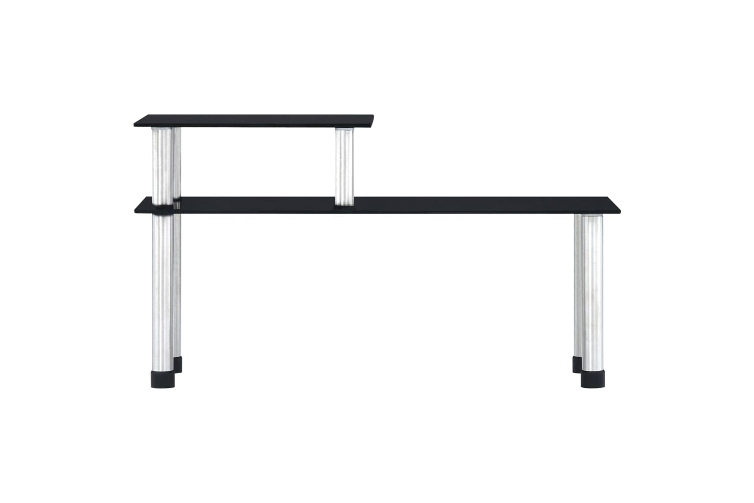 vidaXL 249524 Kitchen Shelf Black 45x16x26cm Tempered Glass-2
