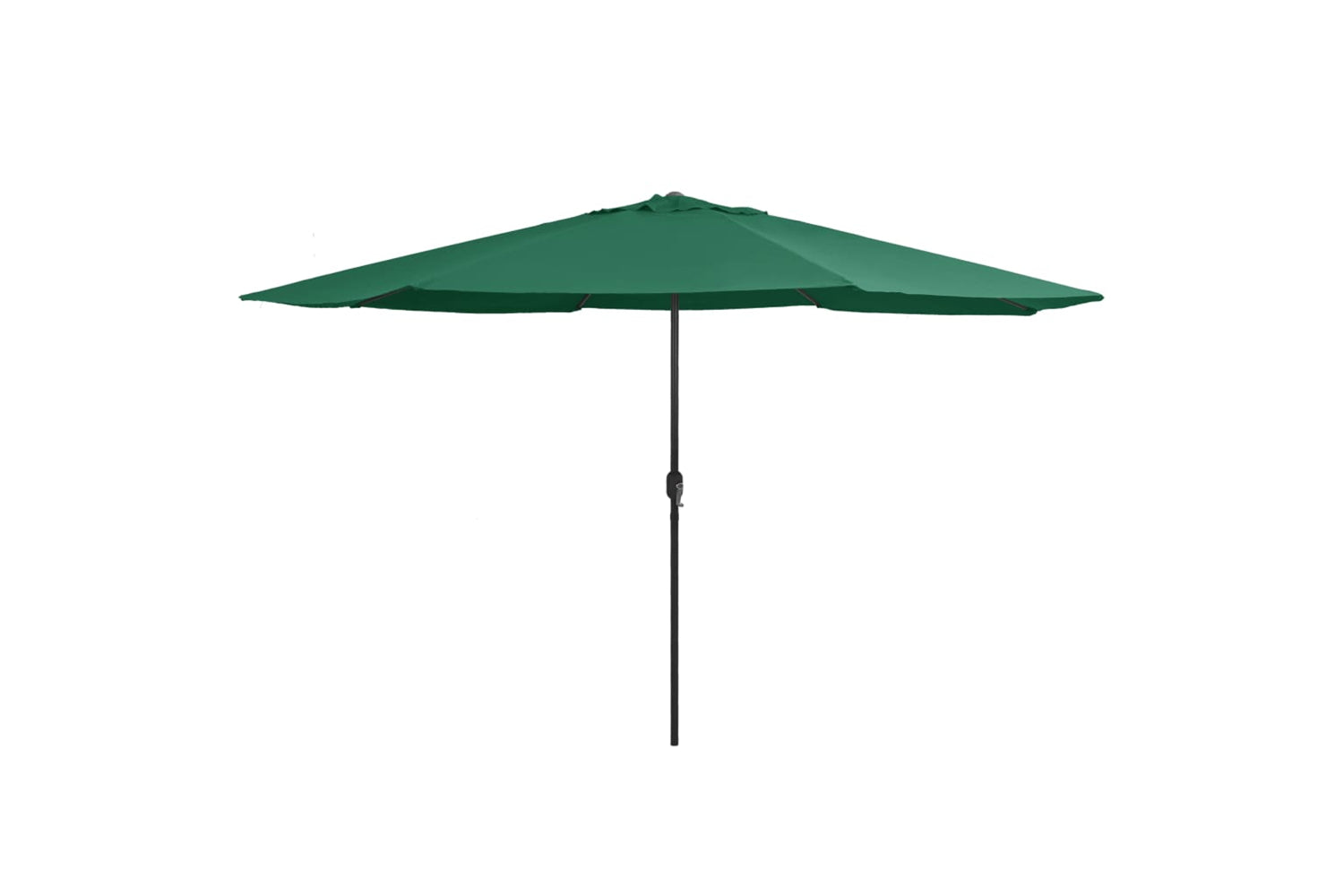vidaXL Outdoor Parasol With Metal Pole 390cm Green