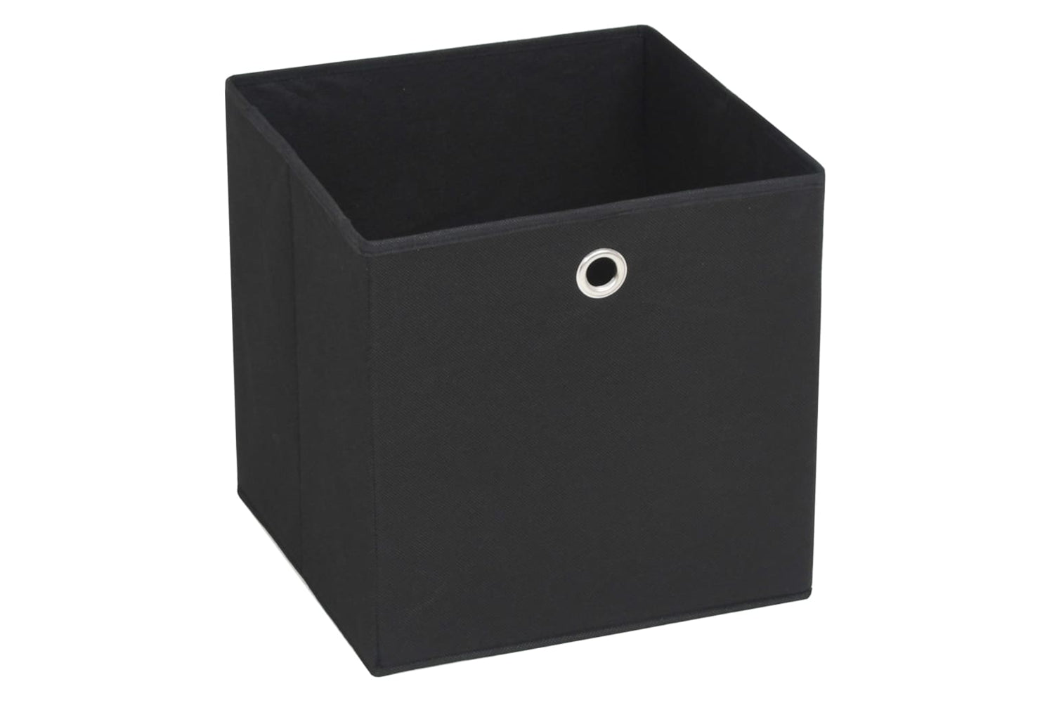 vidaXL 245746 Storage Boxes 10 Pcs Non-woven Fabric 32x32x32cm Black-2