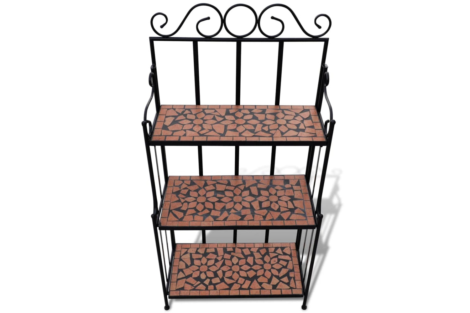 Vidaxl 41131 Plant Stand Plant Display Terracotta Colour Mosaic Pattern-2