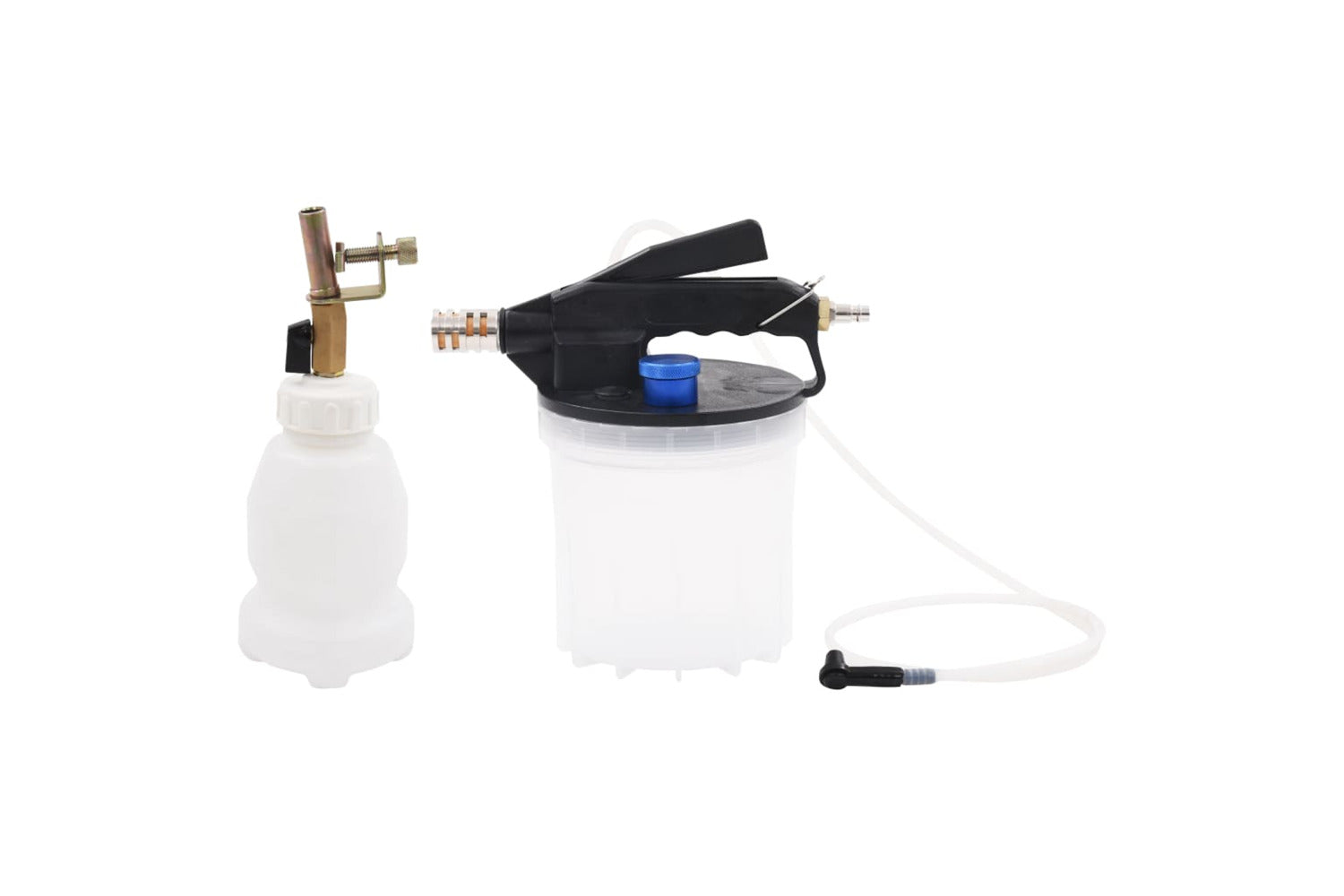Vidaxl 210529 Pneumatic Brake Bleeder Extractor Pump With Filler Bottle 2 L-2