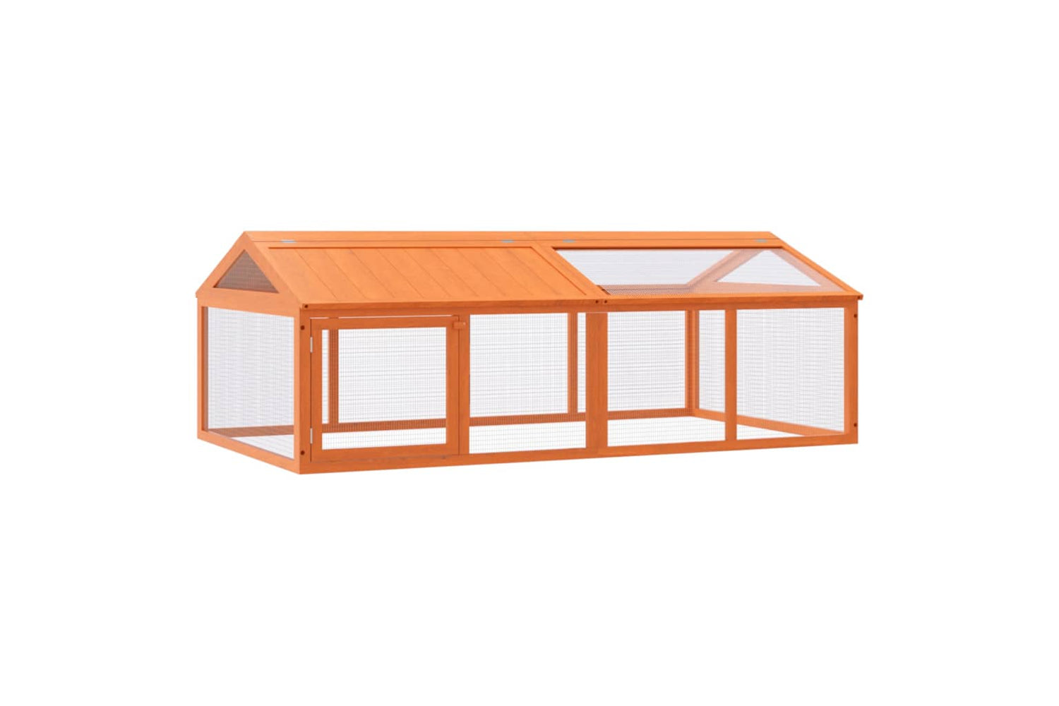 vidaXL 172300 Run Box Brown 200x112.5x74cm Solid Wood Pine