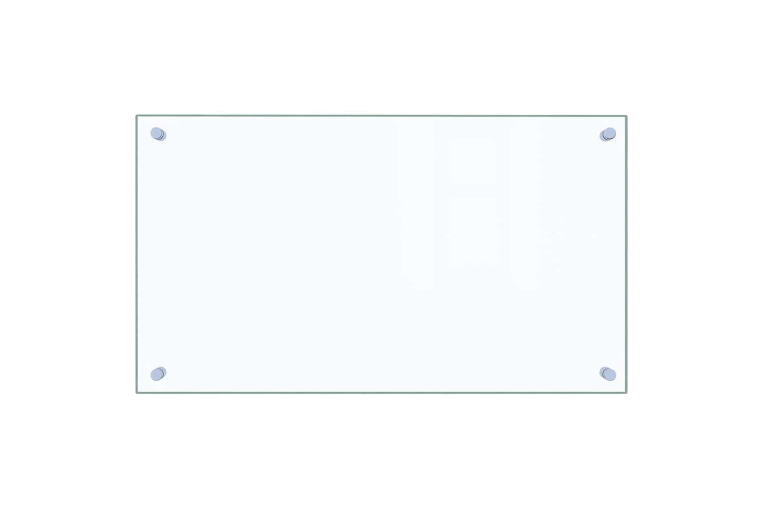 Vidaxl Kitchen Backsplash Transparent 70 X 40 Cm Tempered Glass