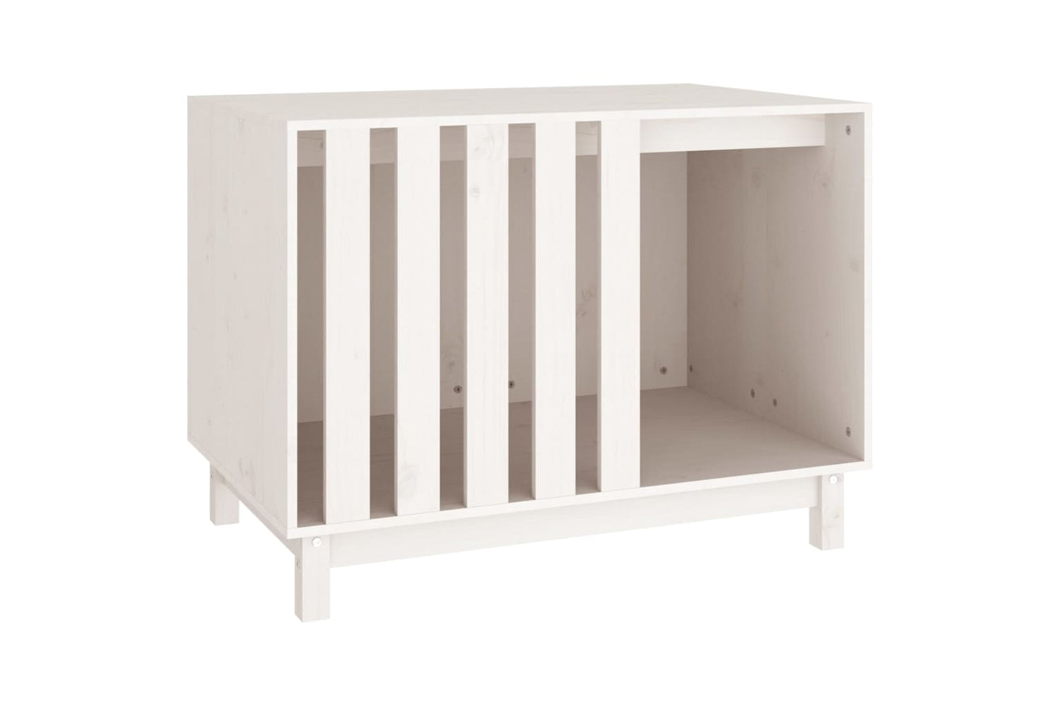 vidaXL 822487 Dog House White 90x60x67cm Solid Wood Pine