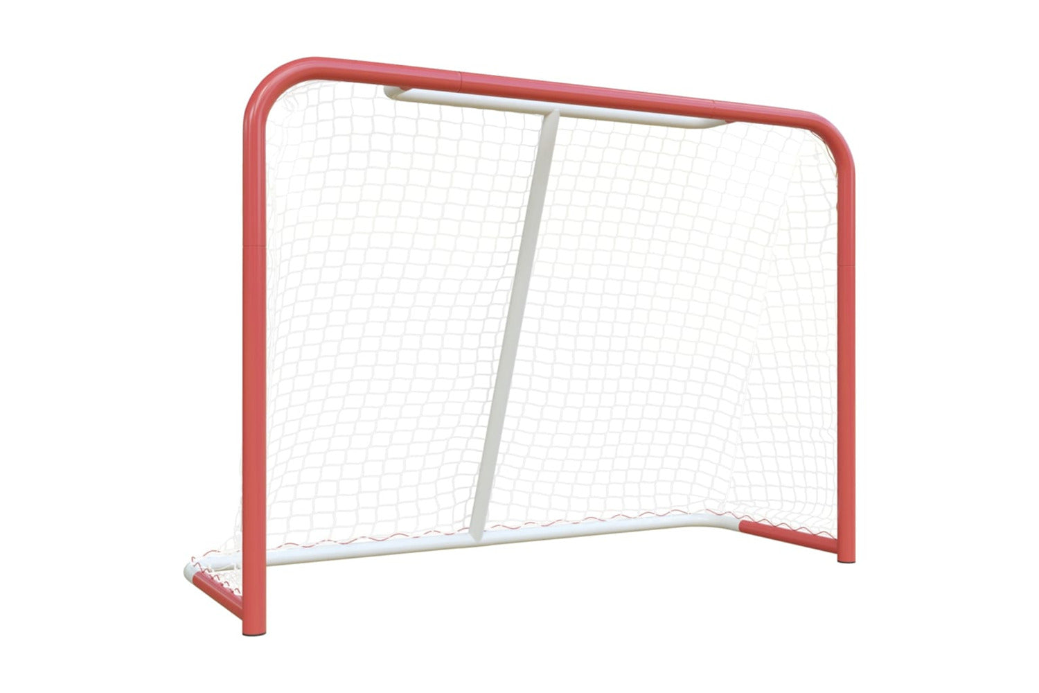vidaXL 93741 Hockey Goal With Net Red&white 153x60x118cm Steel&polyester-2