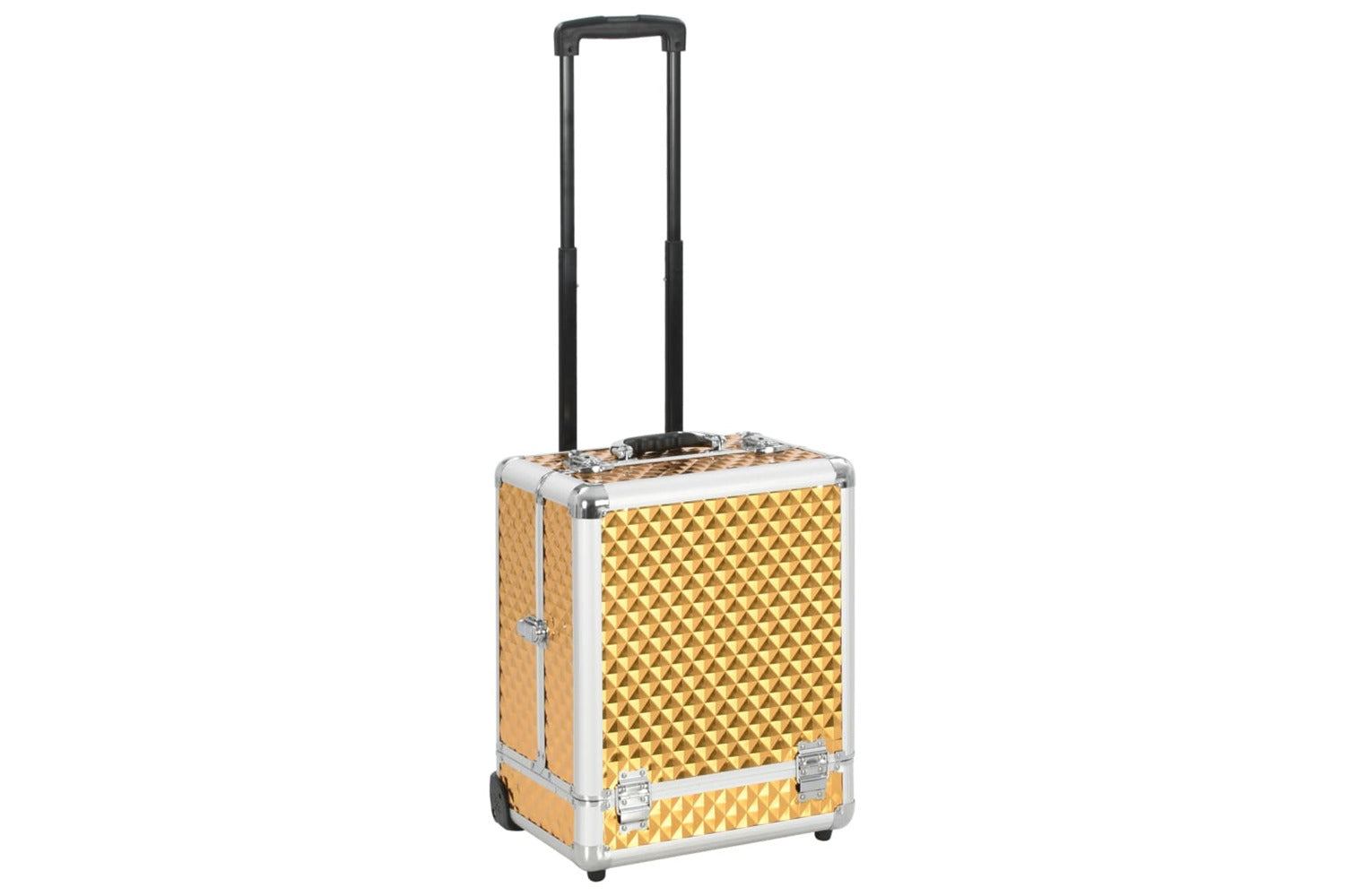 vidaXL 91827 Make-up Trolley 35x29x45cm Gold Aluminium-2