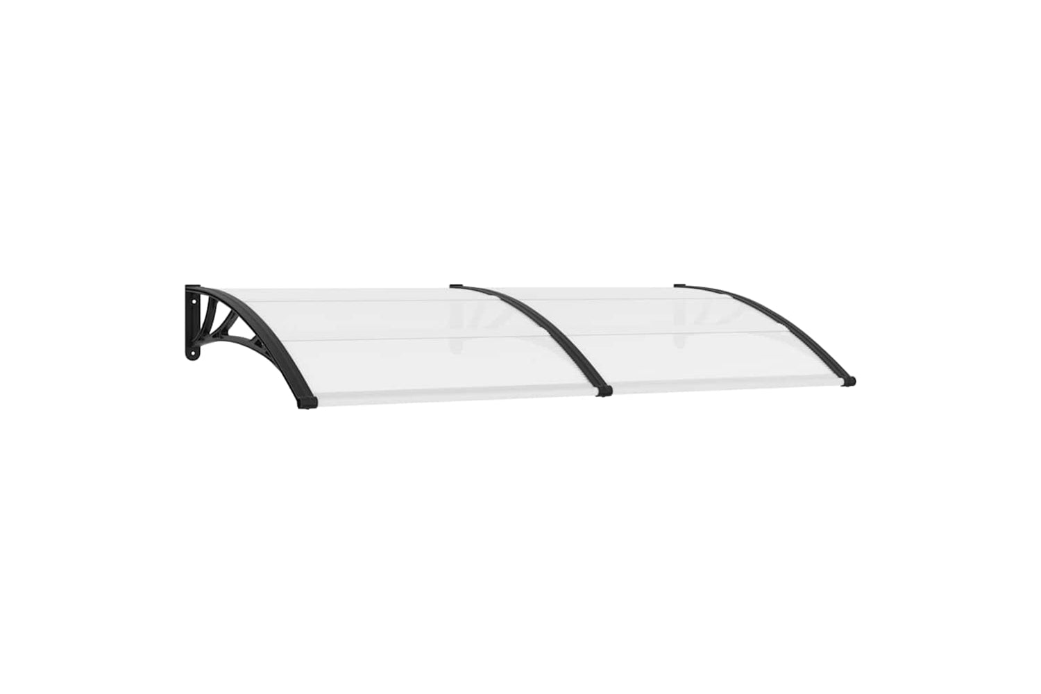 vidaXL 45627 Door Canopy Black 200x100cm Pc