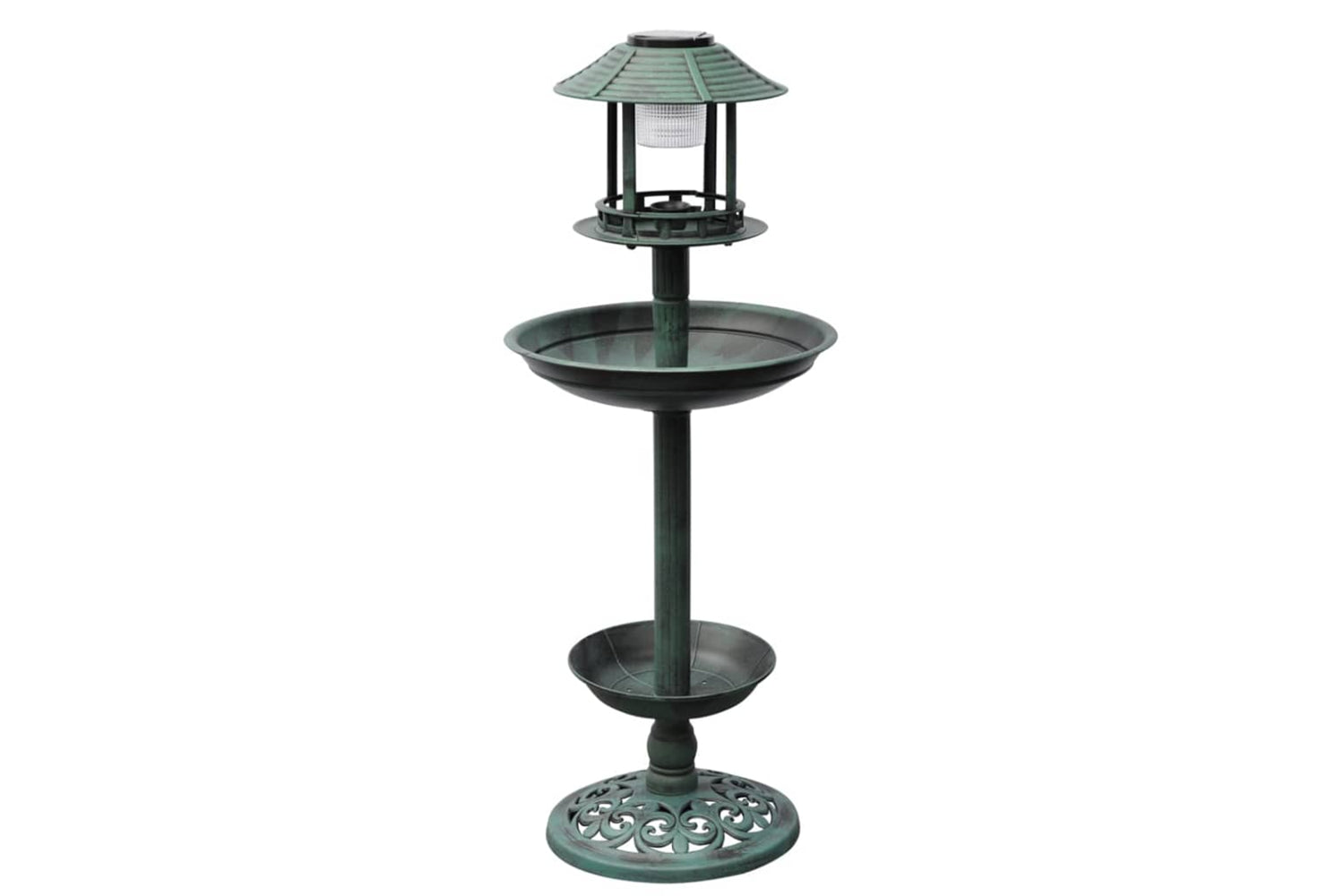 Vidaxl 40537 Bird Bath/ Feeder With Solar Light