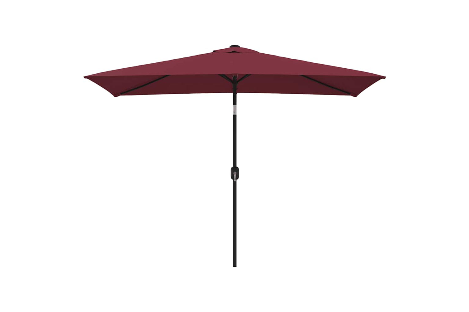 Vidaxl Garden Parasol With Metal Pole 300x200 Cm Bordeaux Red