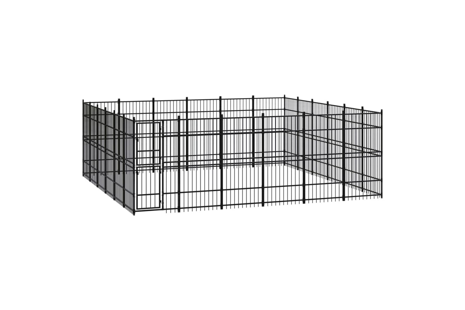Vidaxl 3097995 Outdoor Dog Kennel Steel 33.18 M2