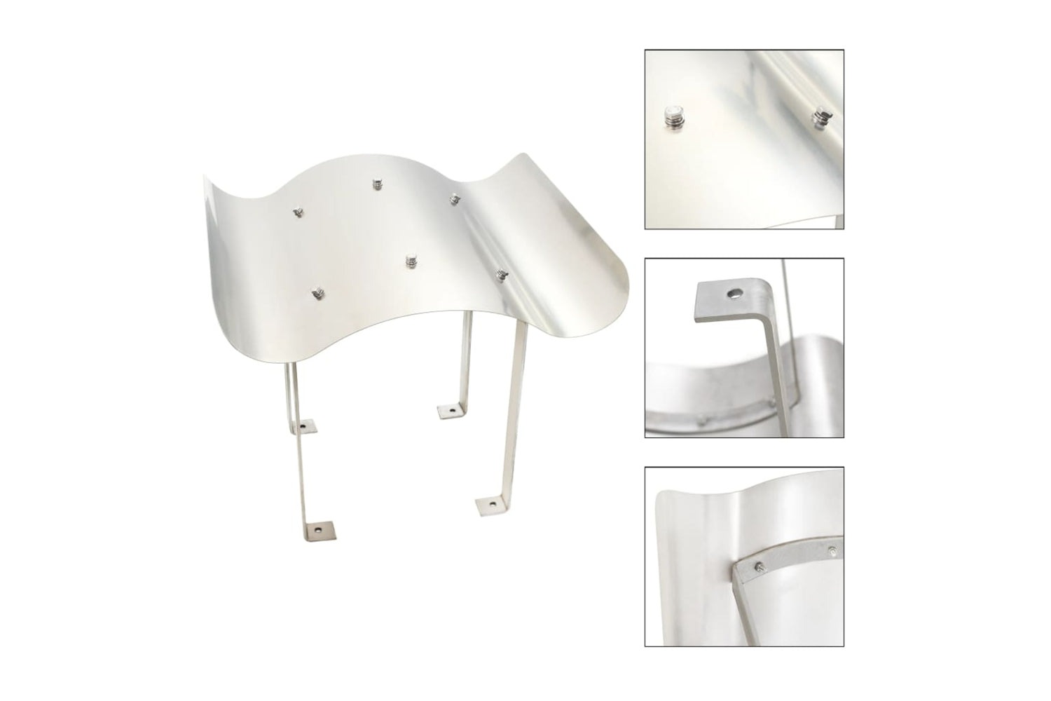 Vidaxl 142986 Chimney Cowl Stainless Steel Silver