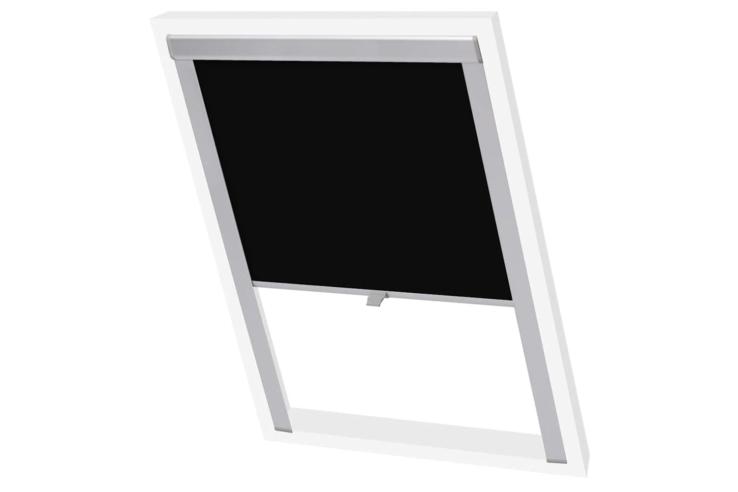 Vidaxl Blackout Roller Blinds Black 206