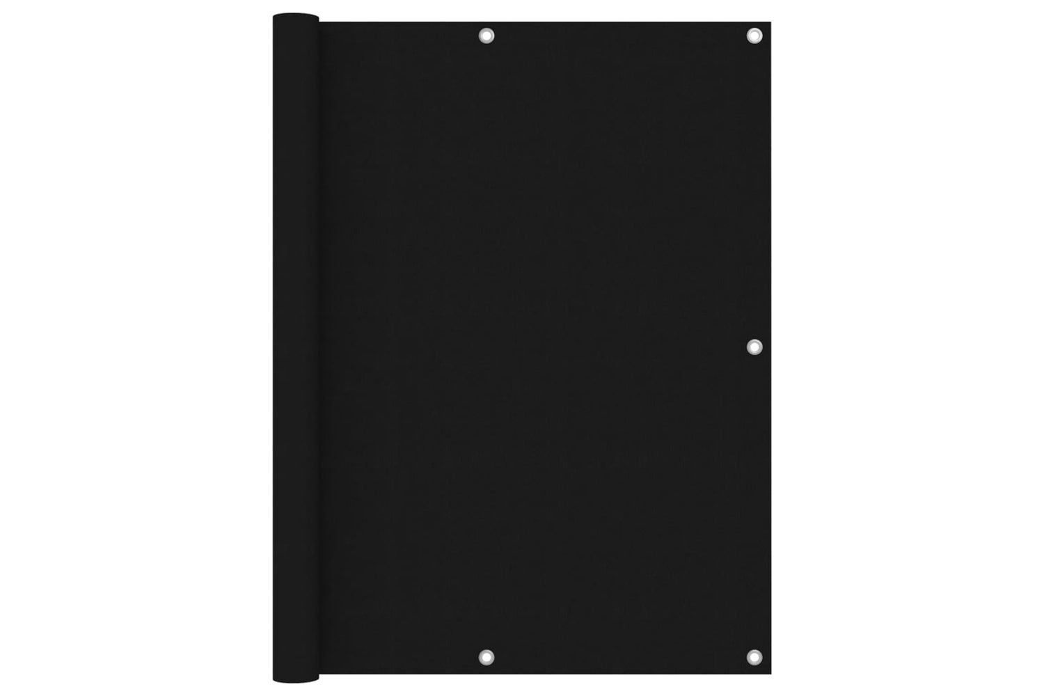 vidaXL 135067 Balcony Screen Black 120x600cm Oxford Fabric