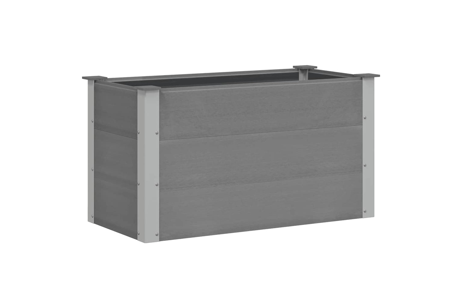 vidaXL 43603 Garden Raised Bed Wpc 100x50x54cm Grey