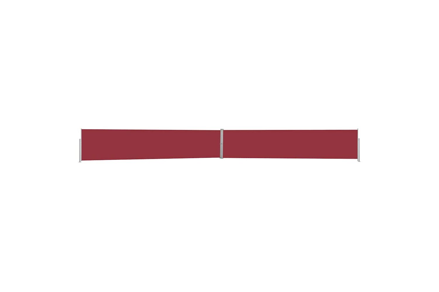 vidaXL 313392 Patio Retractable Side Awning 140x1200cm Red