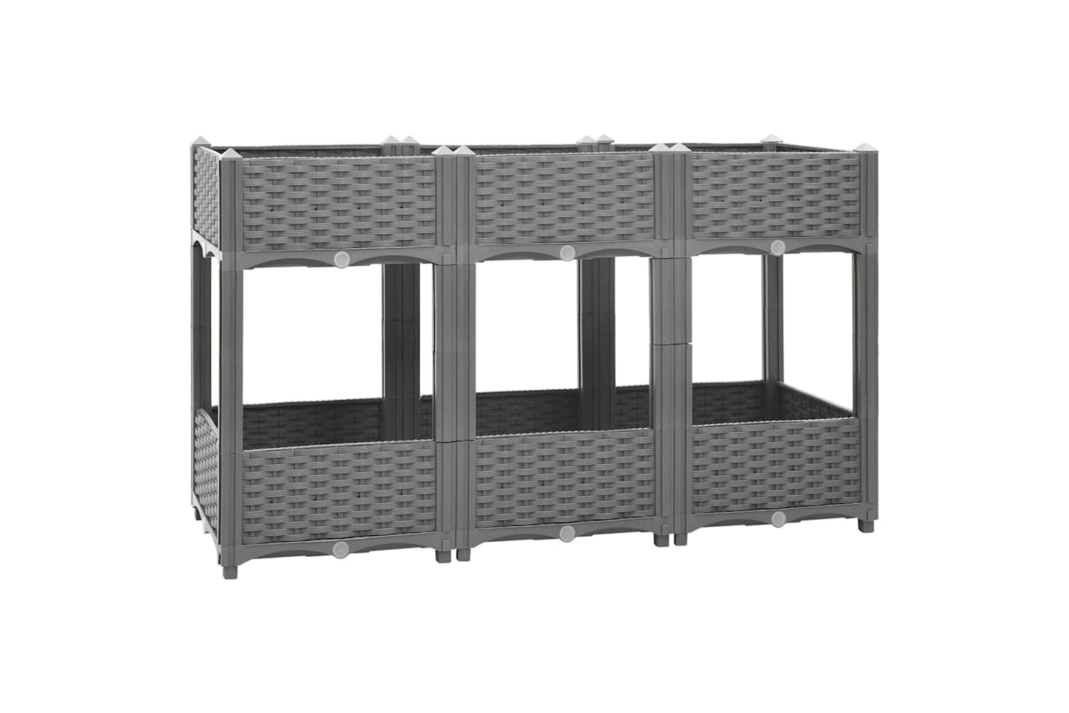 vidaXL 153299 Raised Bed 120x40x71cm Polypropylene
