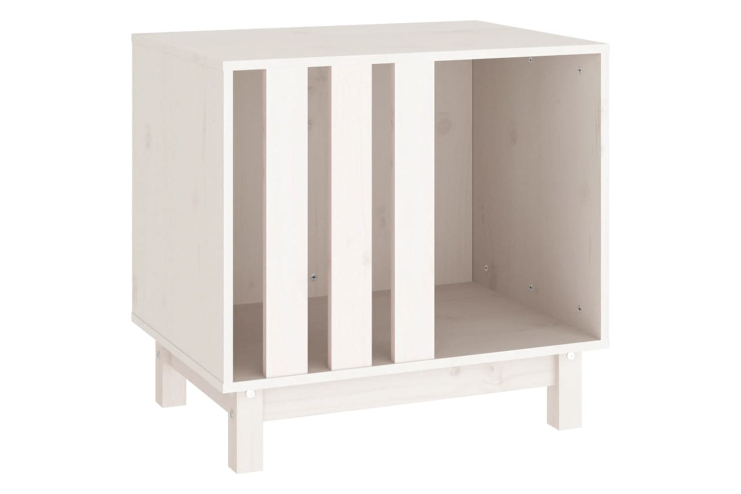 vidaXL 822477 Dog House White 60x45x57cm Solid Wood Pine