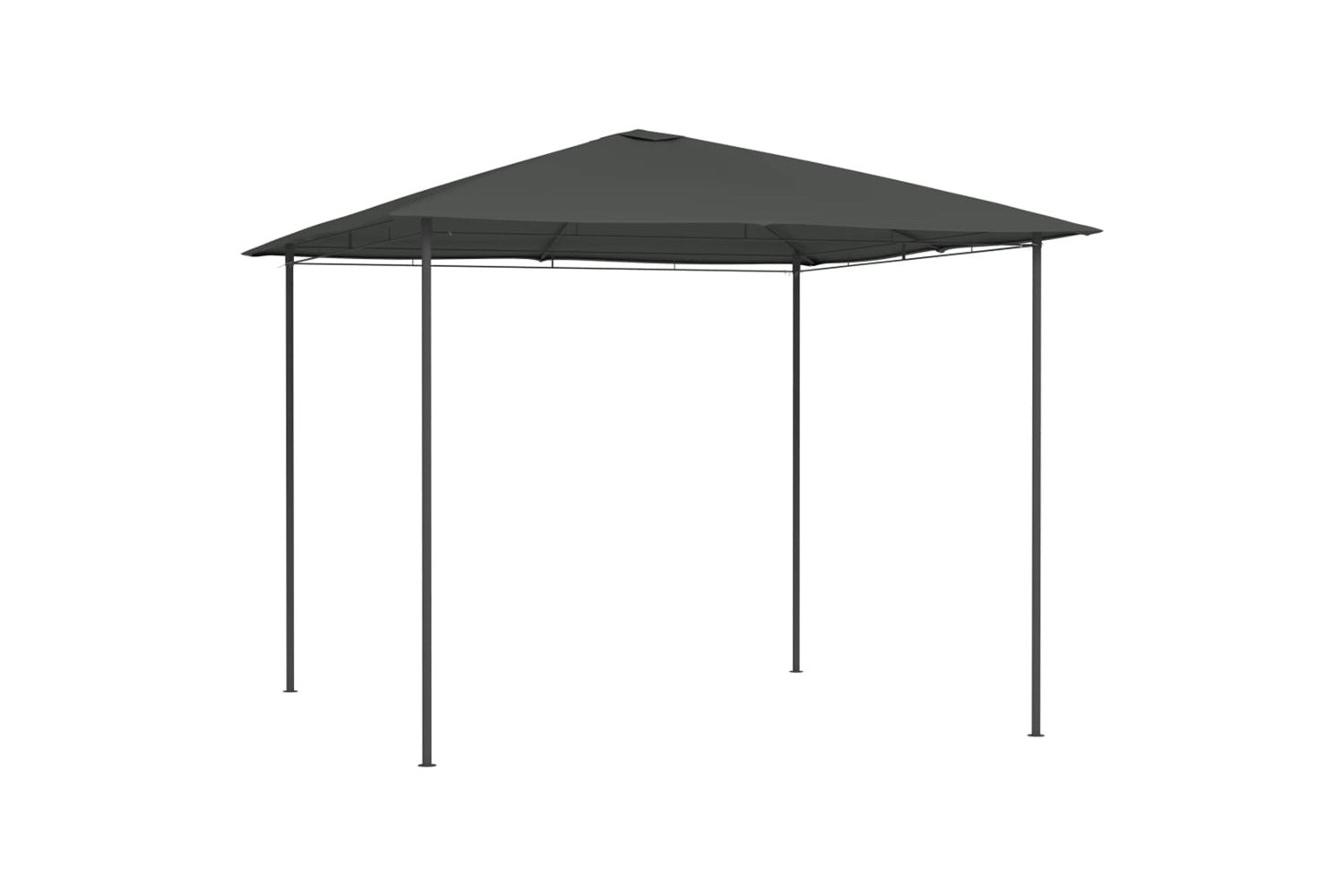 Vidaxl 313610 Gazebo 3x3x2.6 M Anthracite 160 G/mâ²