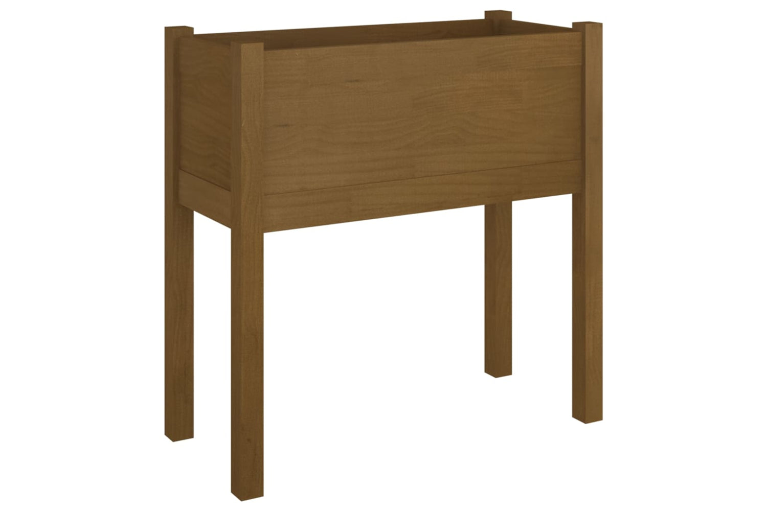 vidaXL 810825 Garden Planter Honey Brown 70x31x70cm Solid Pinewood